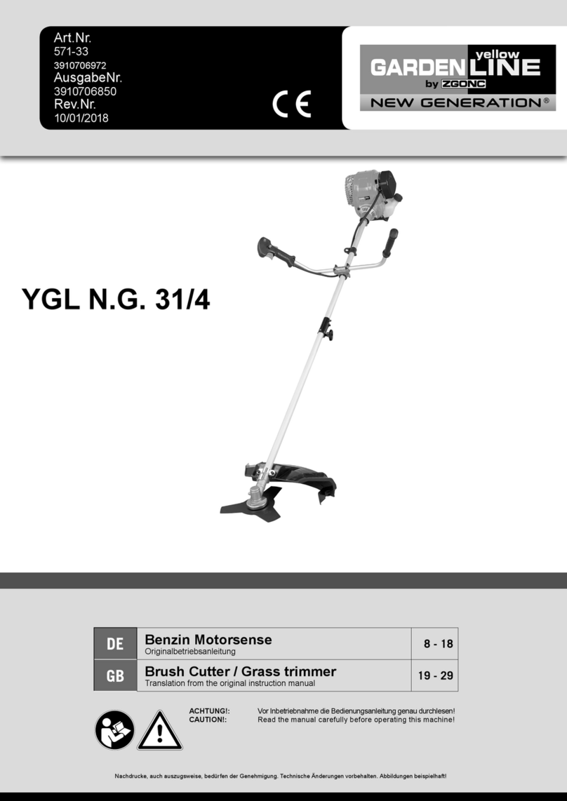 Zgonc NEW GENERATION Yellow Garden Line YGL N.G.... Assembly instructions