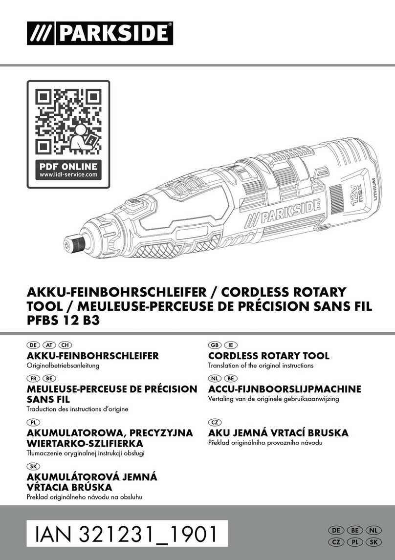 Parkside PFBS 12 B3 Translation of the original instructions