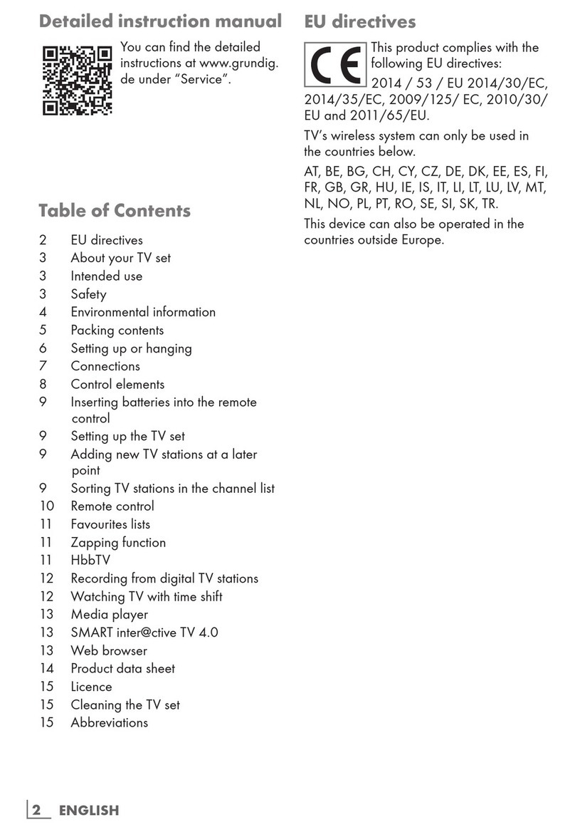 Grundig 43GFB6623 User manual