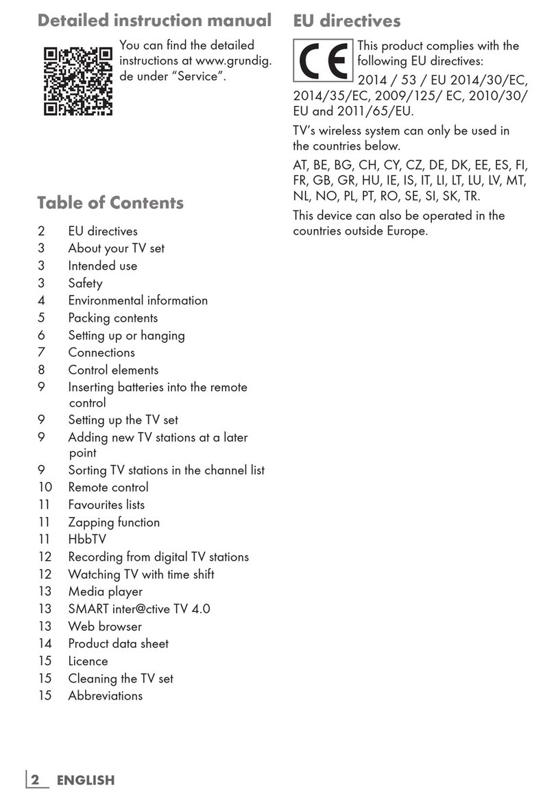 Grundig 40GFB6722 User manual