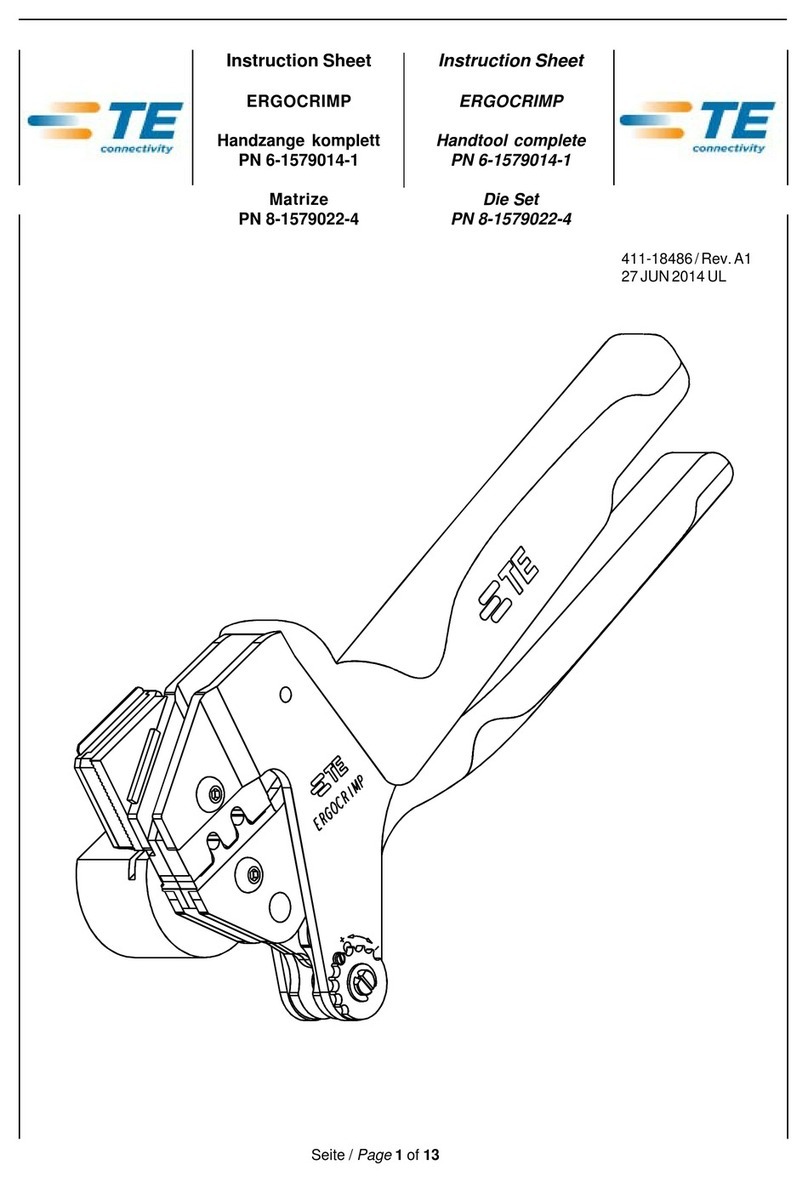 TE Connectivity ERGOCRIMP 6-1579014-1 User manual