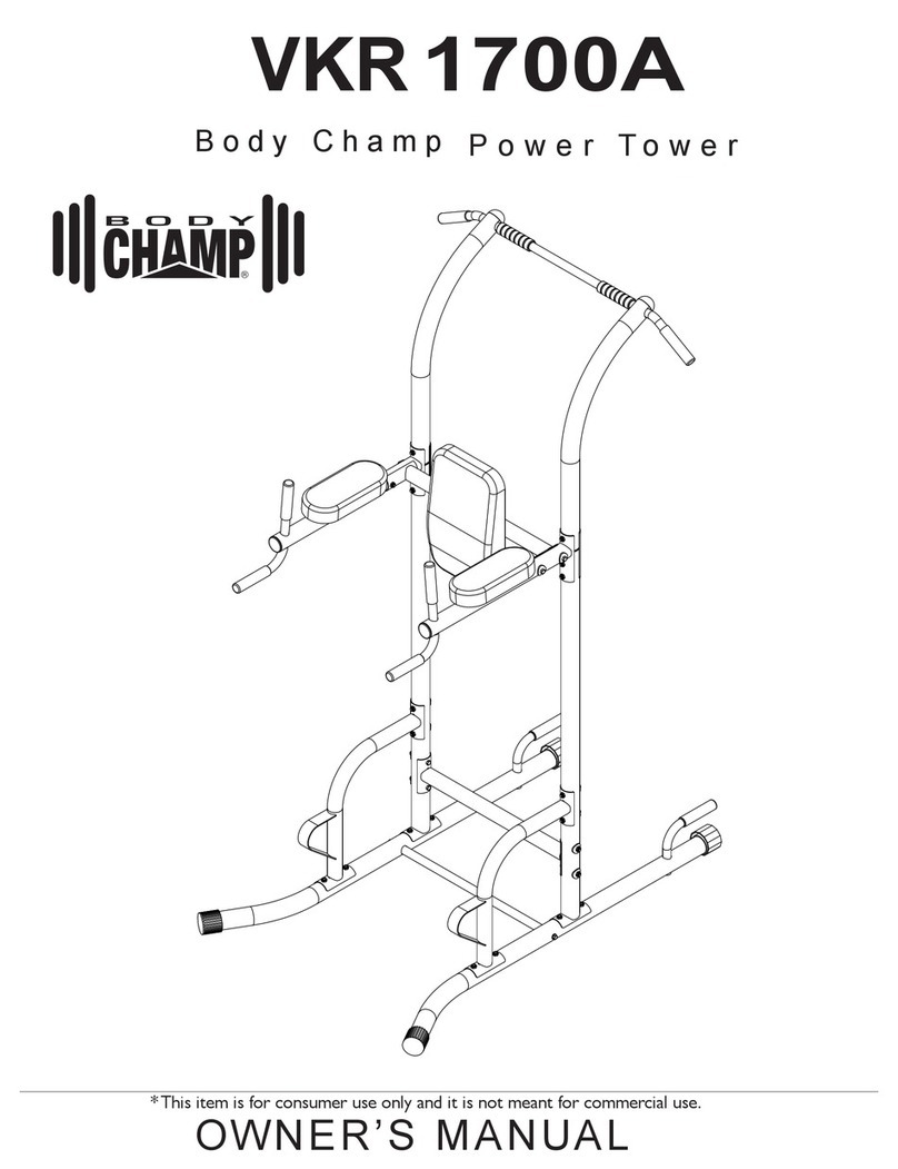 Body Champ VKR 1700A owner's manual