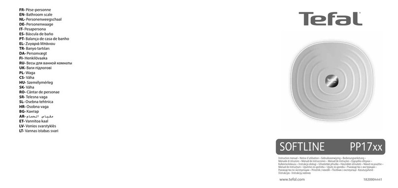 TEFAL SOFTLINE PP17 Series User manual
