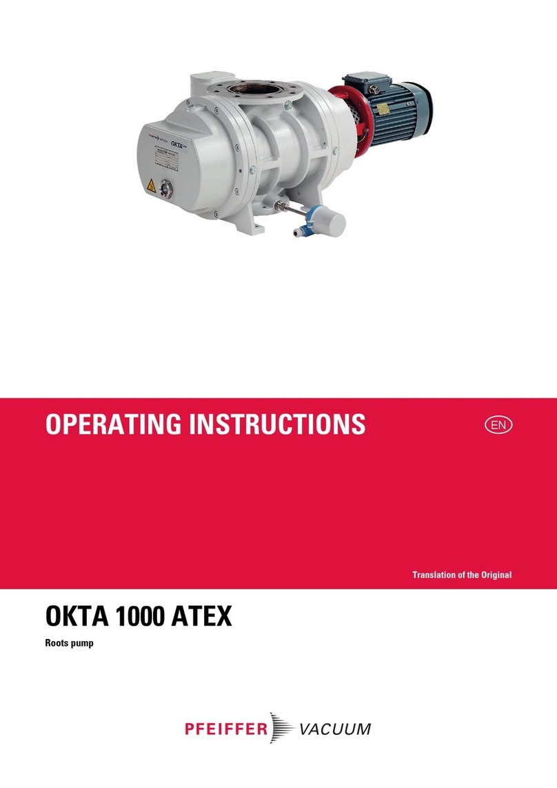 Pfeiffer Vacuum OKTA 1000 ATEX operating instructions Pfeiffer Vacuum OKTA 1000 ATEX operating instructions