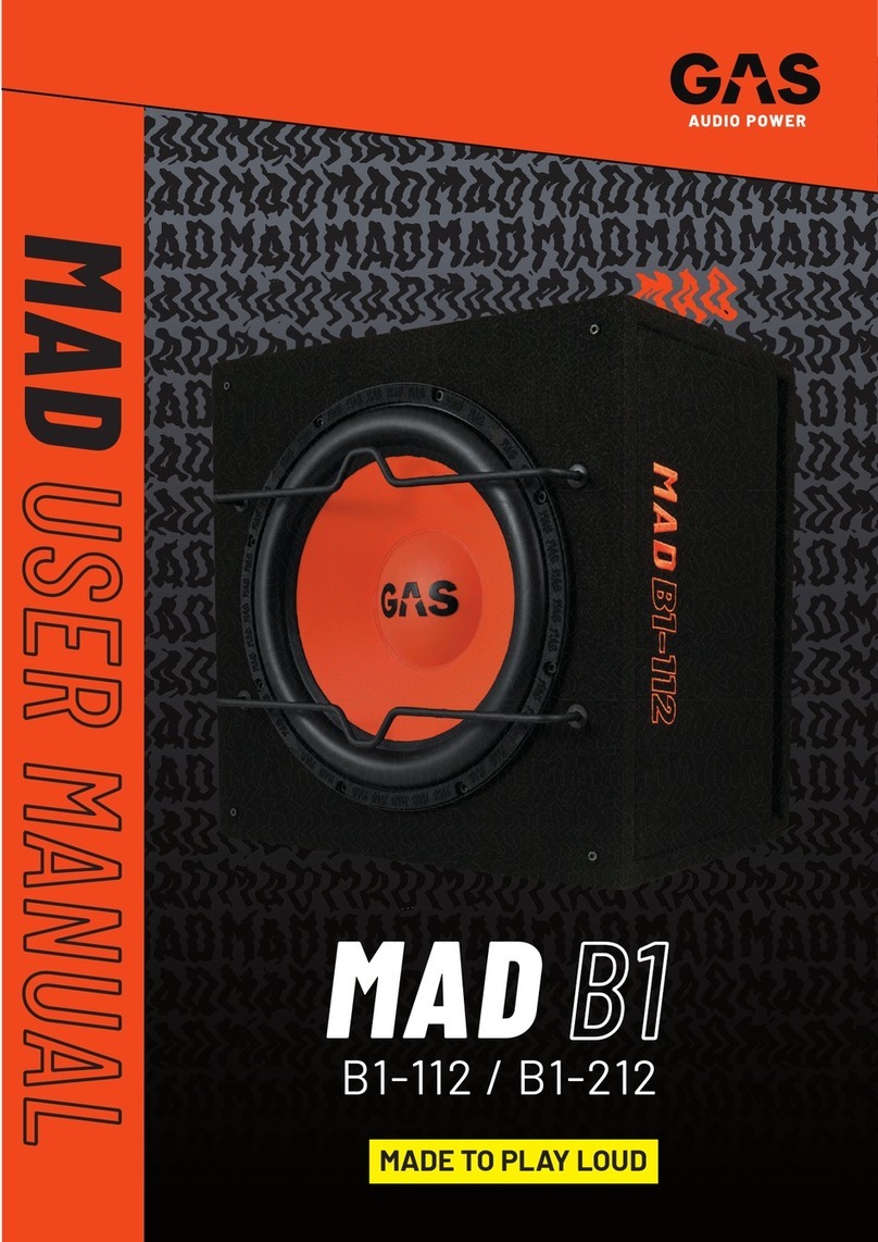 GAS B1-112 user manual