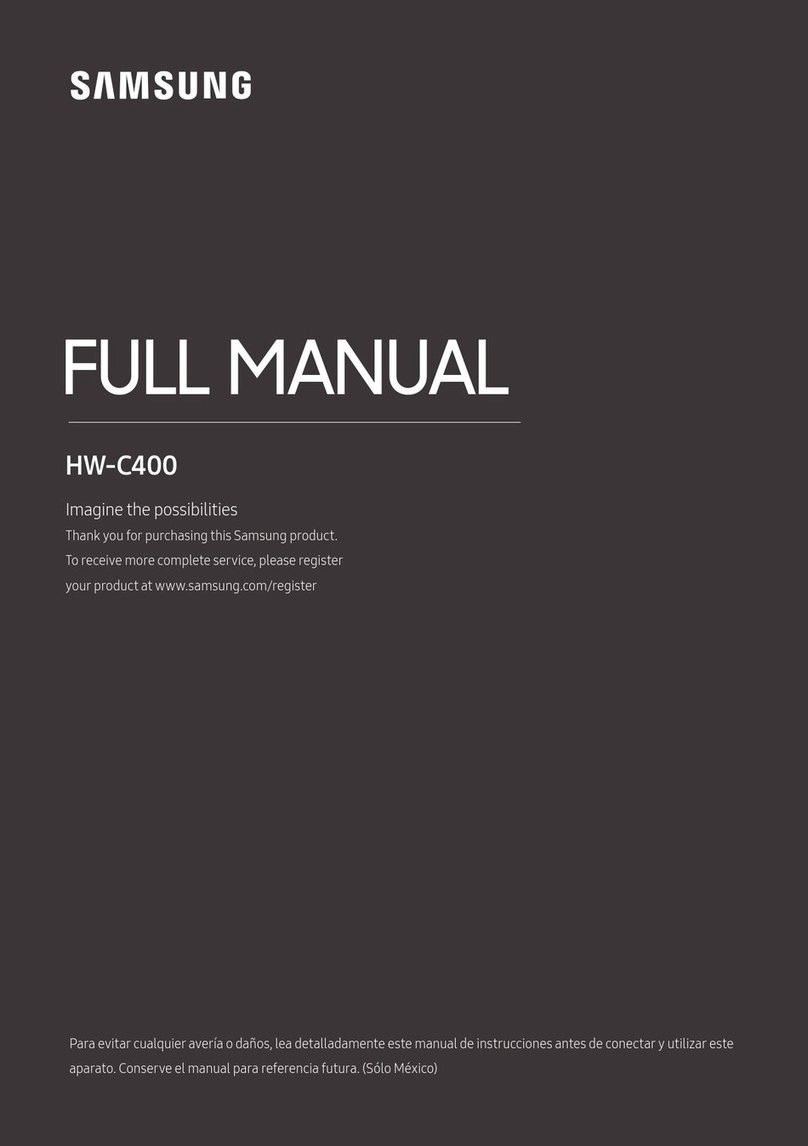 Samsung HW-C400 Installation instructions