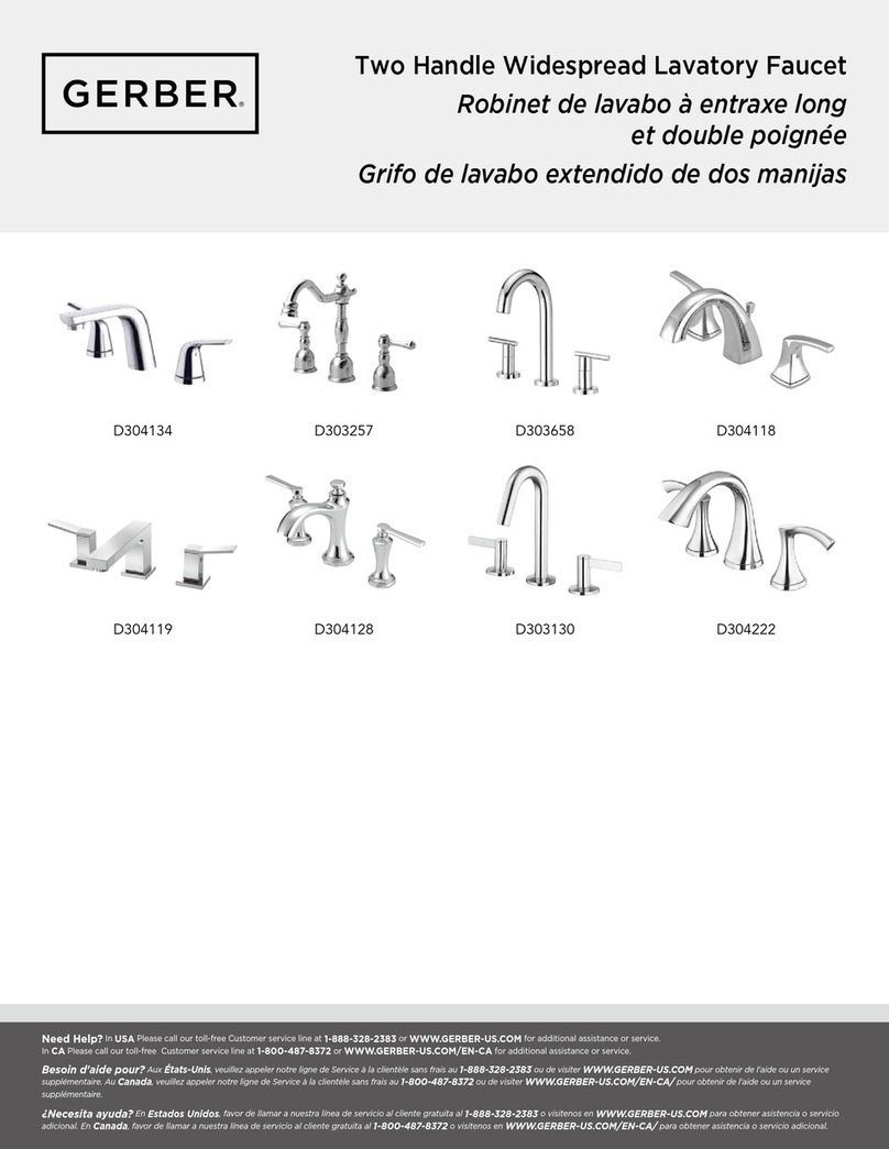 Gerber D304134 manual