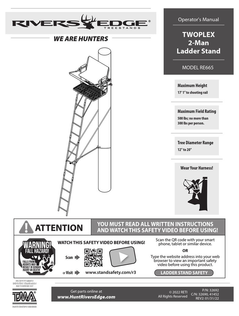 Rivers Edge Treestands RE665 User manual
