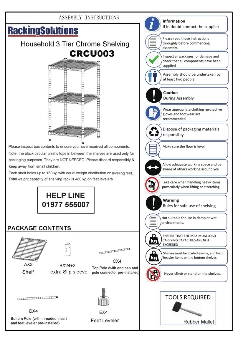 Racking Solutions CRCU003 User manual