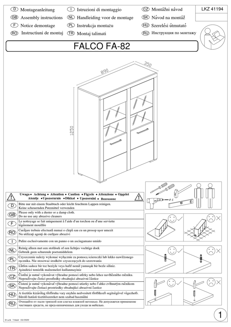 Woltra FALCO FA-82 Assembly instructions Woltra FALCO FA-82 Assembly instructions