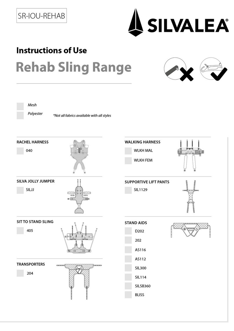 Silvalea Rehab Sling Range Instructions of use