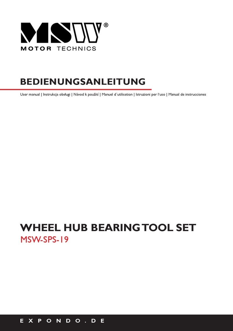 MSW Motor Technics MSW-SPS-19 User manual