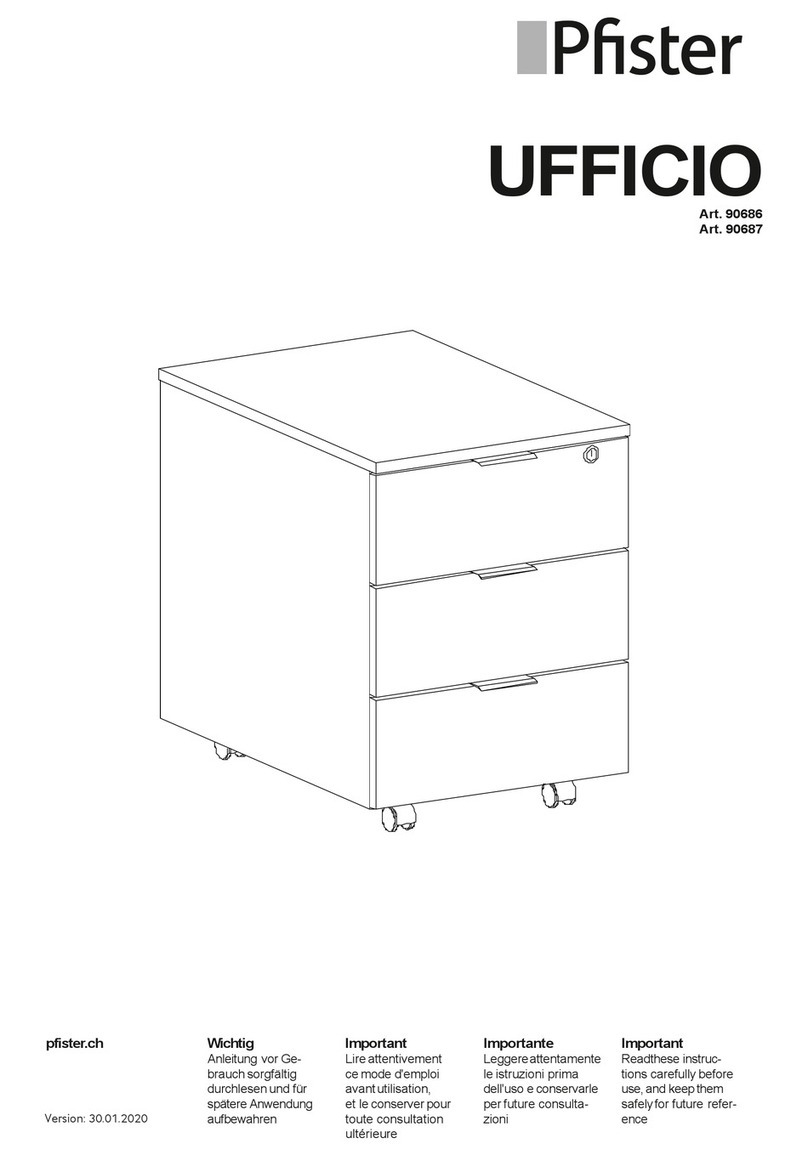 Pfister UFFICIO 90686 manual