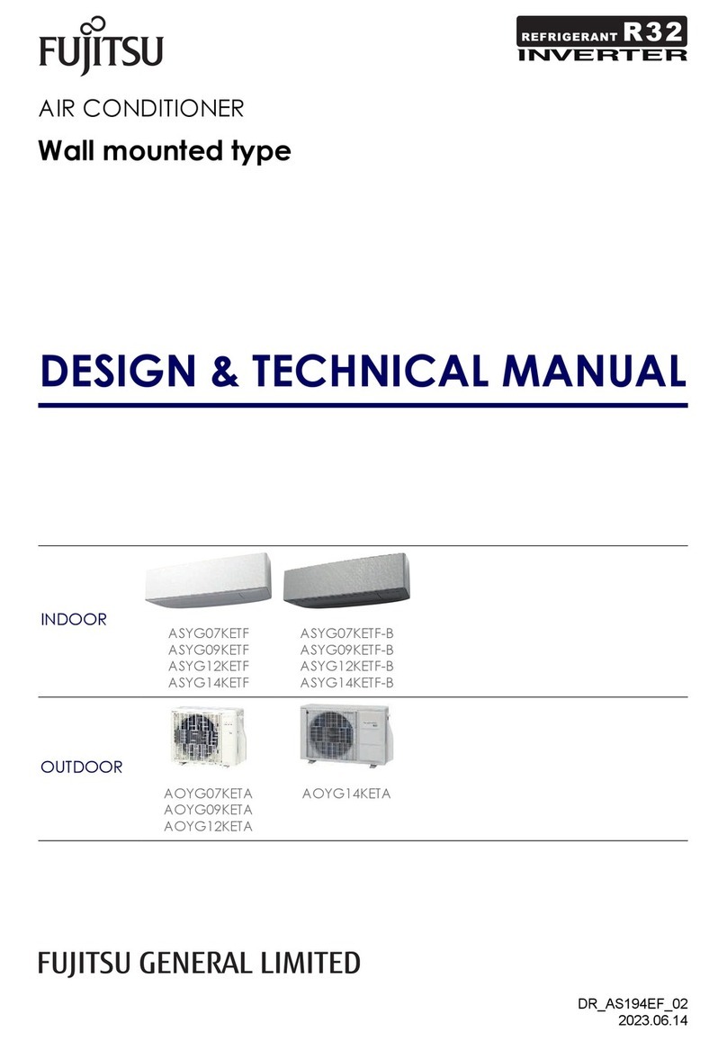 Fujitsu ASYG07KETF Service manual