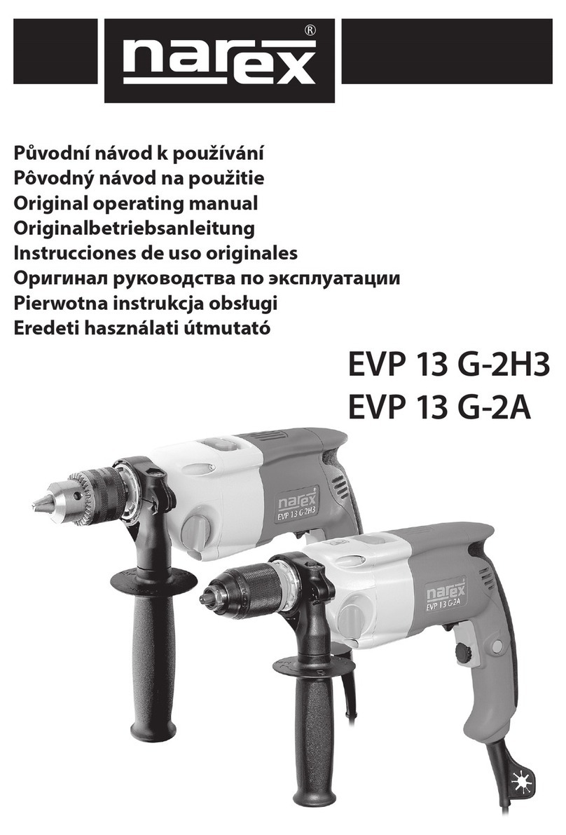 Narex EVP 13 G-2H3 Installation instructions