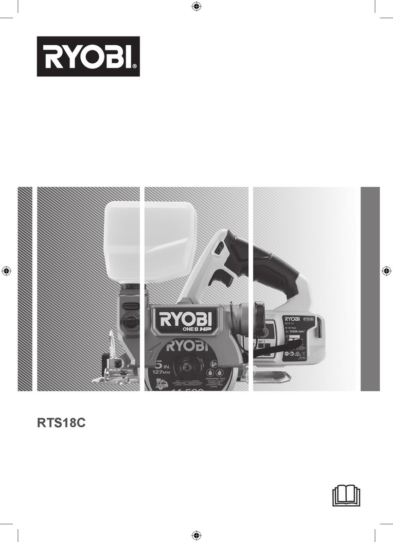 Ryobi RTS18C User manual