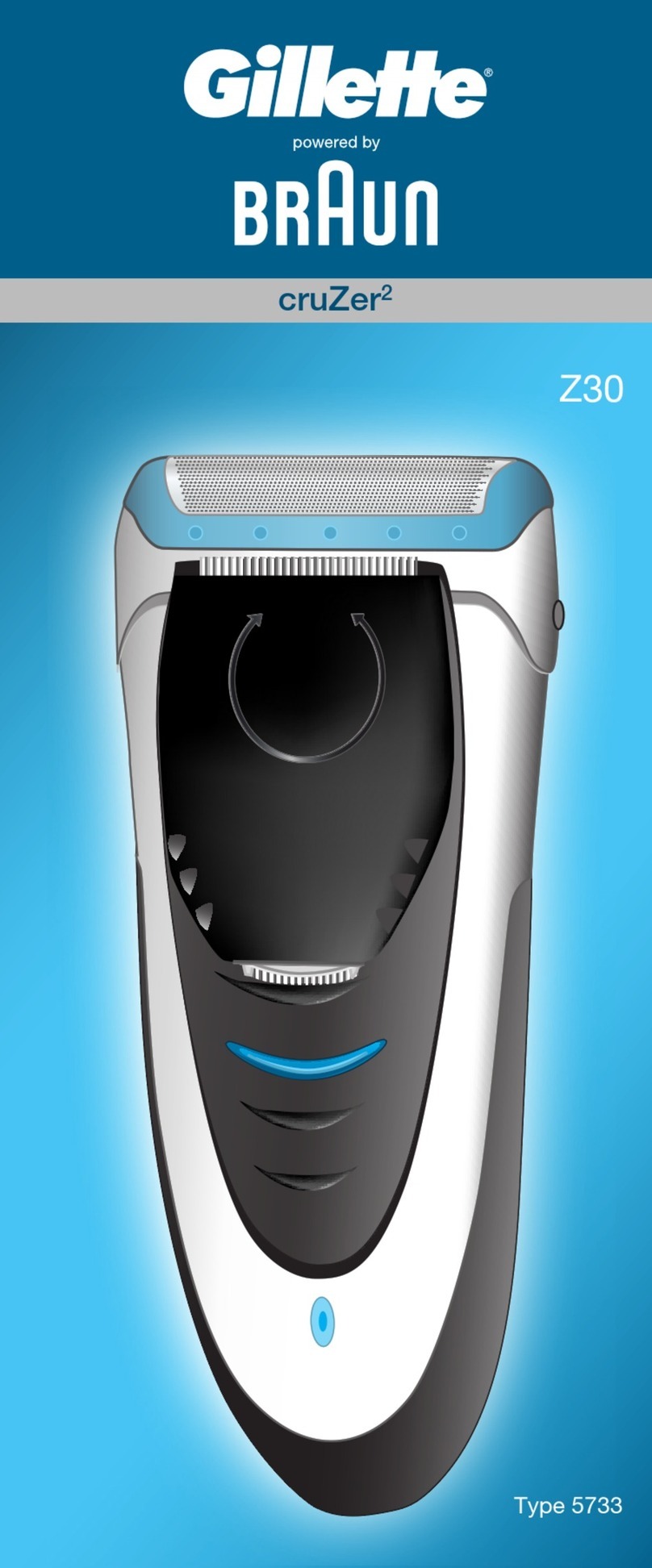 Braun Gillette CruZer2 Z30 User manual