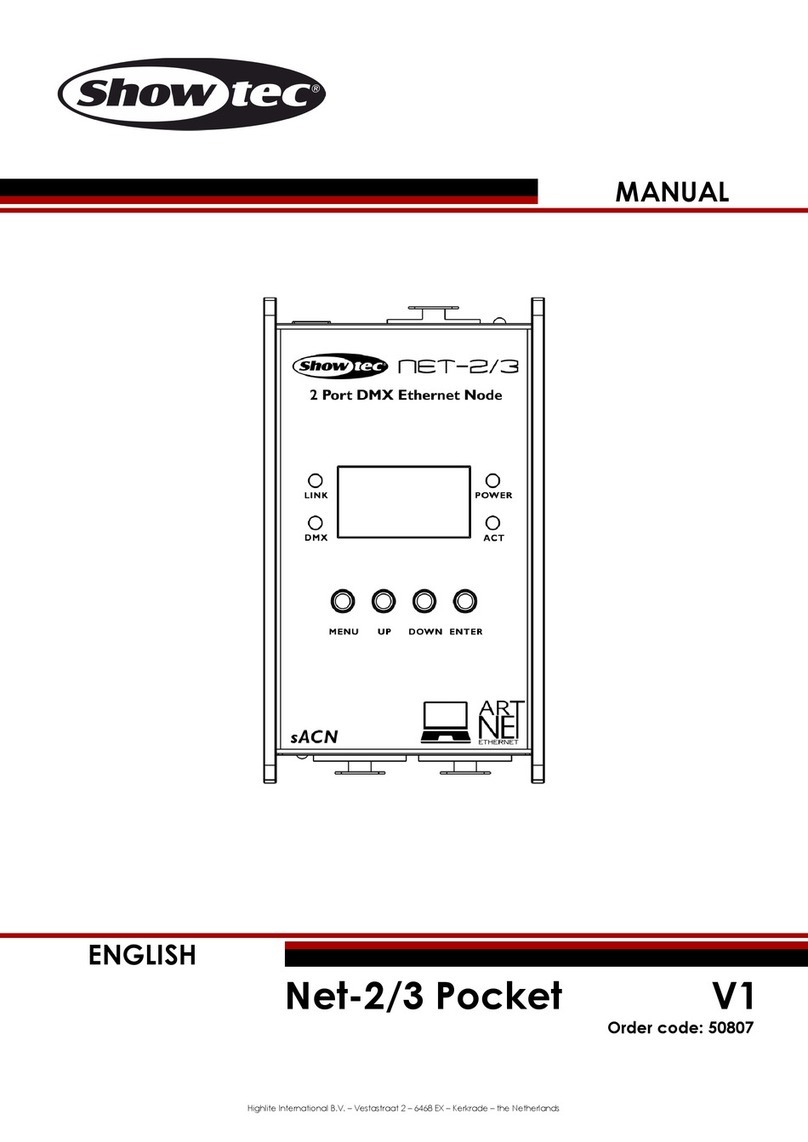 Show Tec Net-2/3 Pocket V1 manual