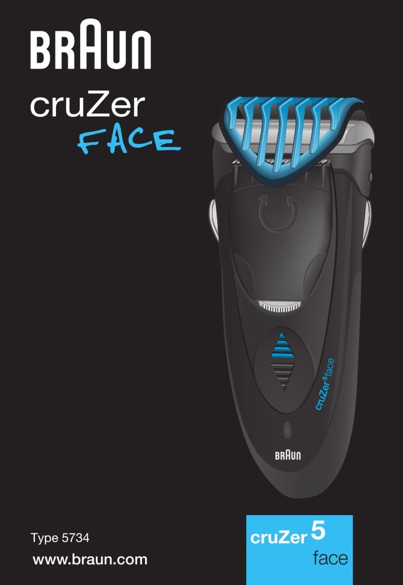 Braun CruZer FACE User manual Braun CruZer FACE User manual