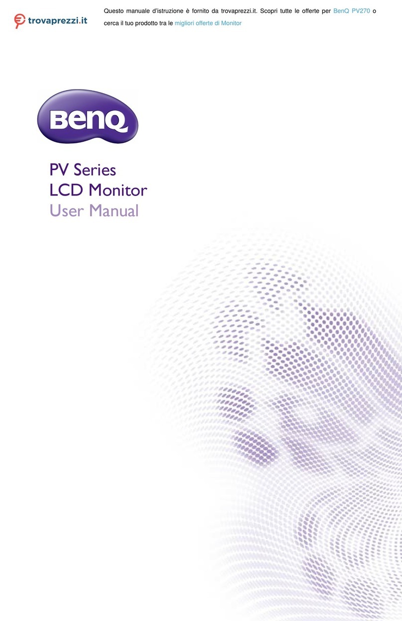 BenQ PV270 User manual