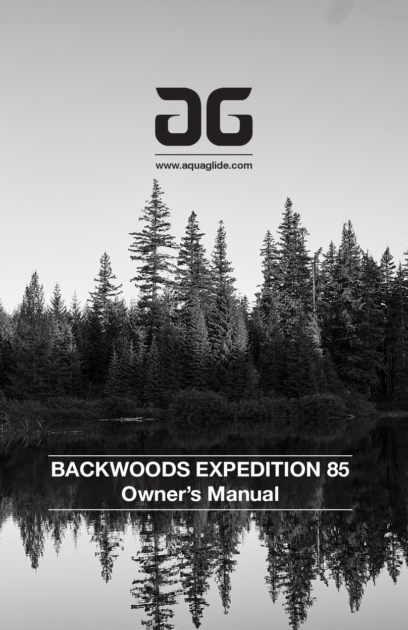 Aquaglide BACKWOODS EXPEDITION 85 owner's manual