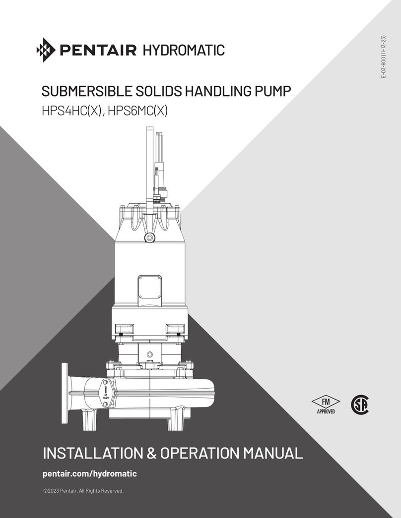 Pentair HYDROMATIC HPS4HC User manual