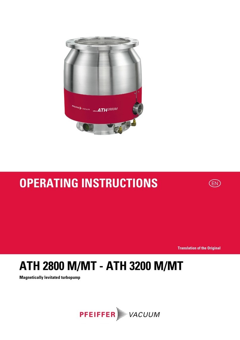 Pfeiffer Vacuum ATH 3200 MT operating instructions