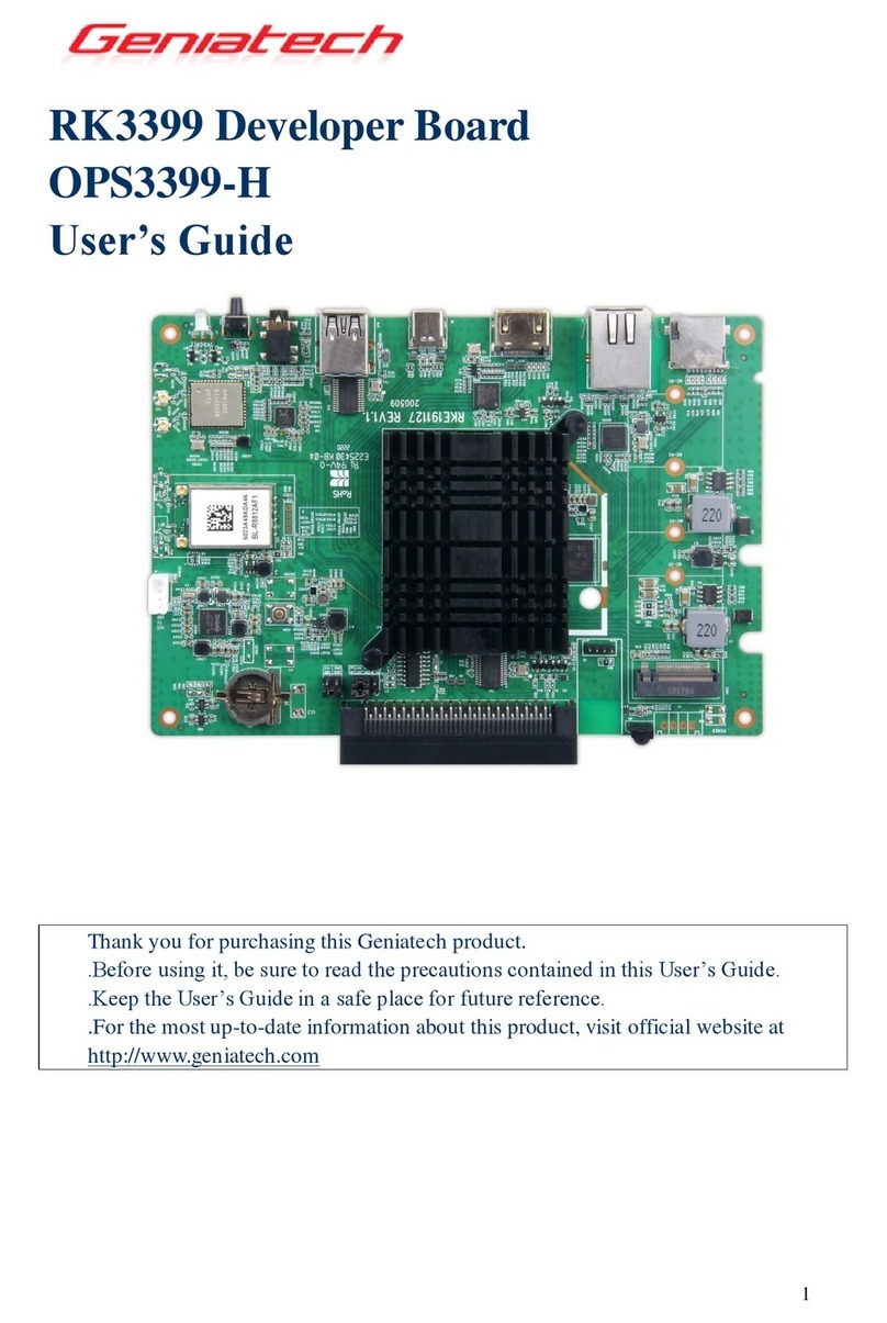 Geniatech RK3399 User manual Geniatech RK3399 User manual