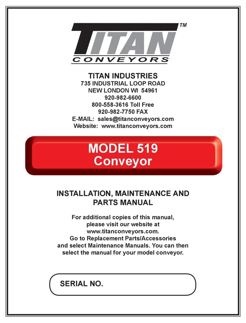 Titan 519 Installation, Maintenance, and Parts Manual Titan 519 Installation, Maintenance, and Parts Manual