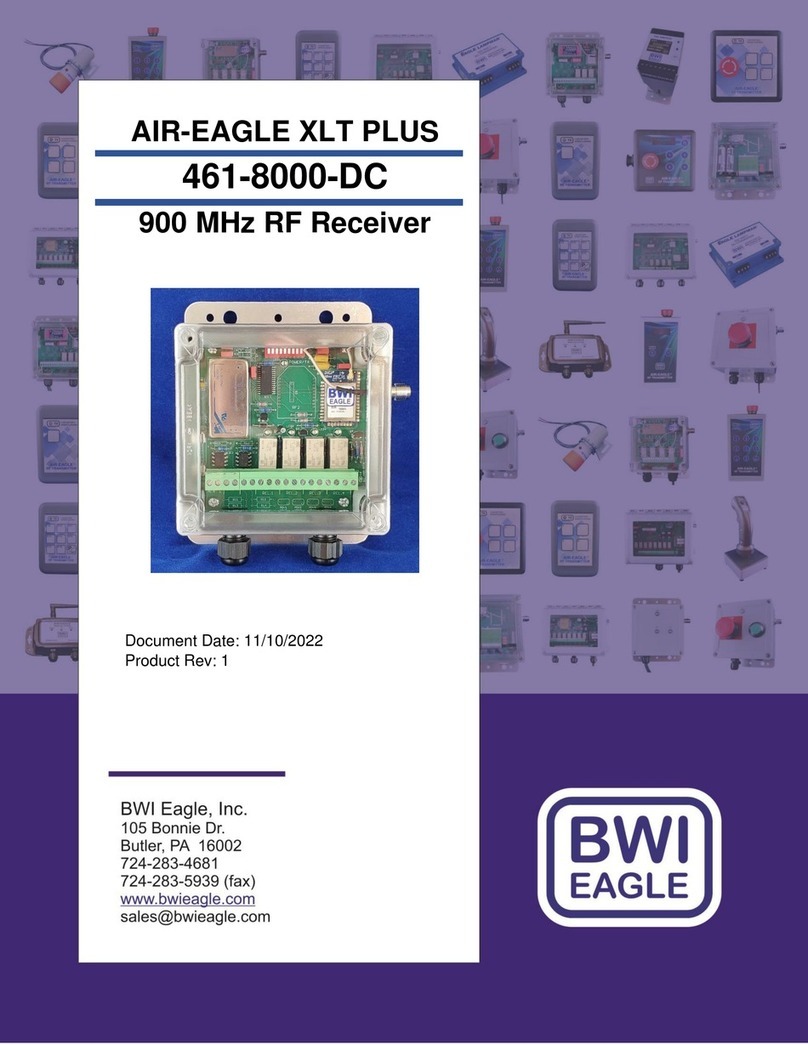 BWI Eagle 461-8000-DC manual