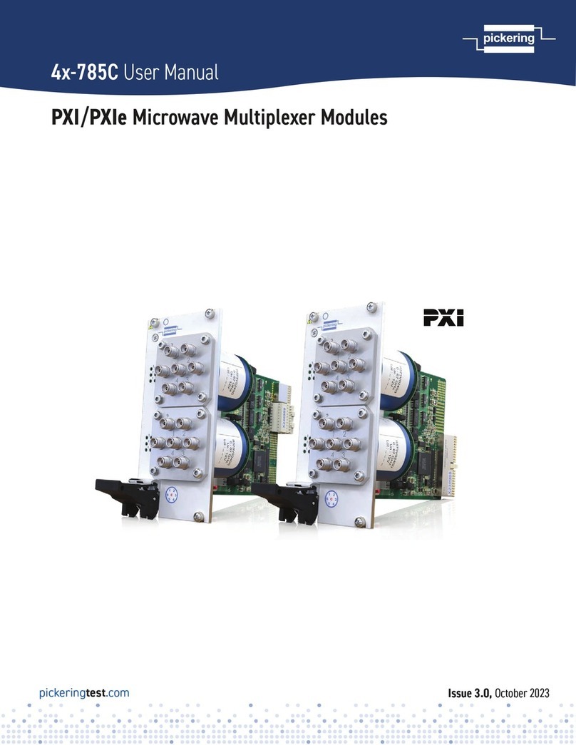 Pickering 4 785C Series User manual Pickering 4 785C Series User manual