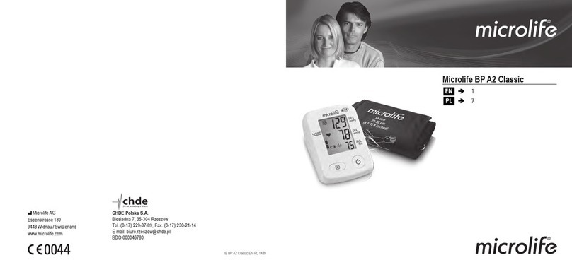Microlife BP A2 Classic User manual