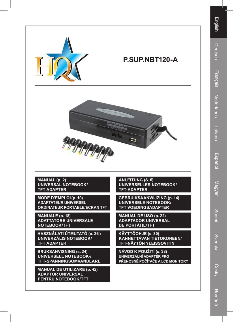 HQ P.SUP.NBT120-A manual