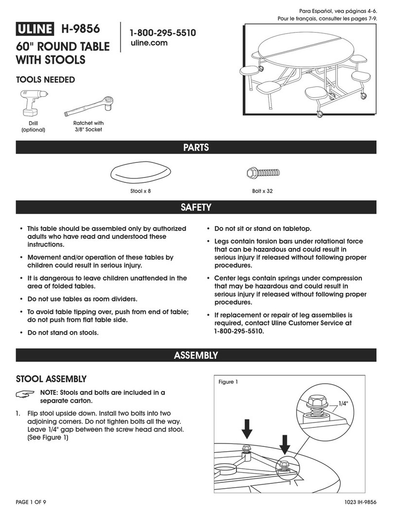U-Line H-9856MAP manual