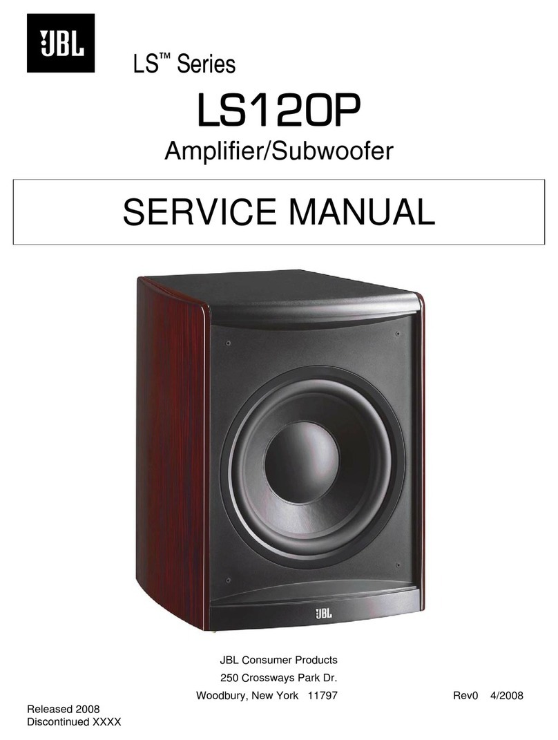 JBL LS Series Service manual