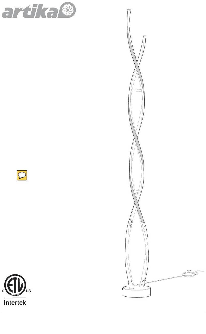 Artika Swirl FLR-SWK-HD2BL instruction manual Artika Swirl FLR-SWK-HD2BL instruction manual