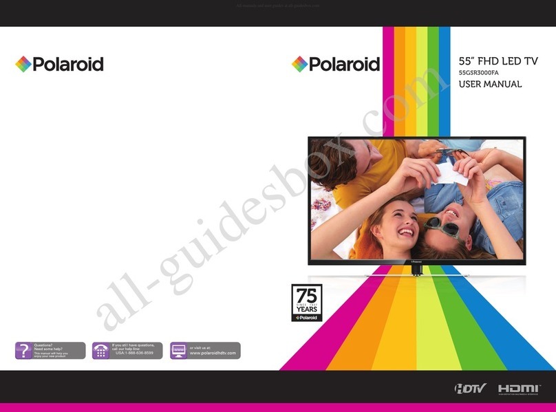 Polaroid 55GSR3000FA User manual