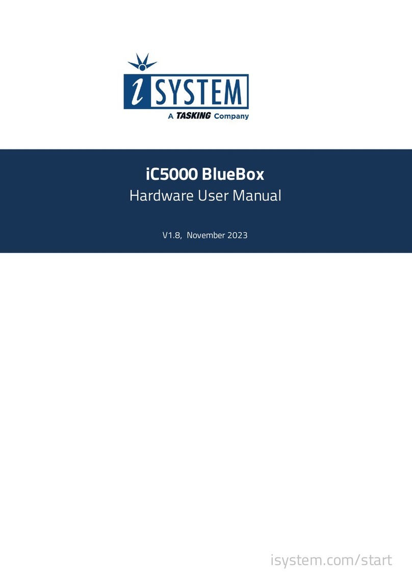 TASKING iSYSTEM iC5000 Instructions for use