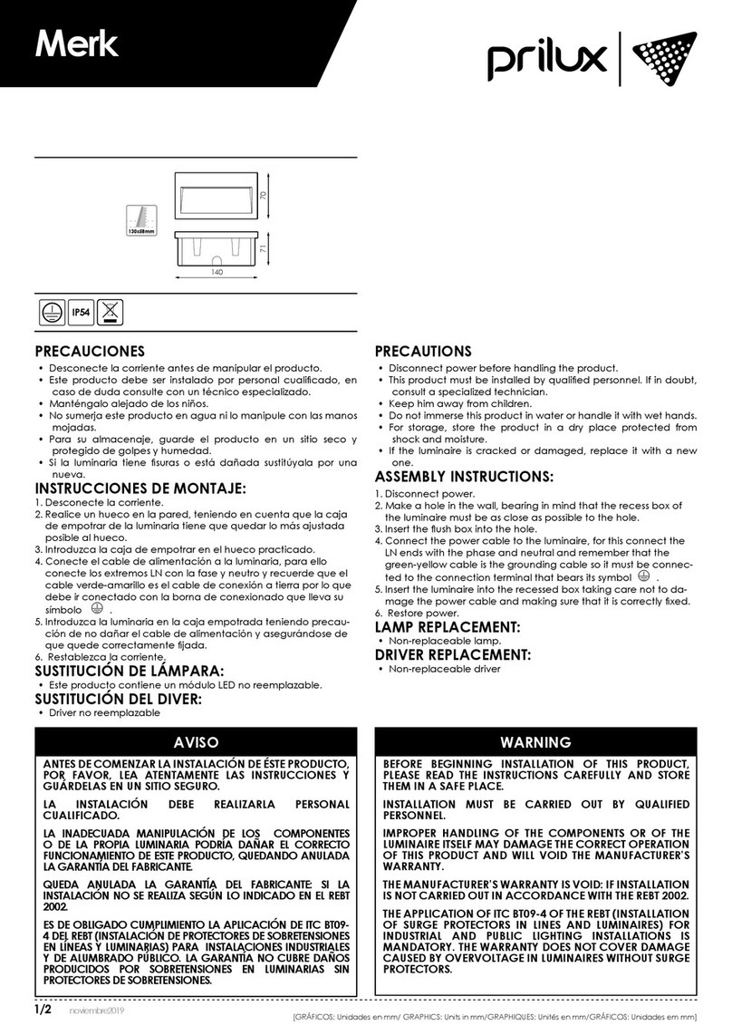 Prilux Merk User manual