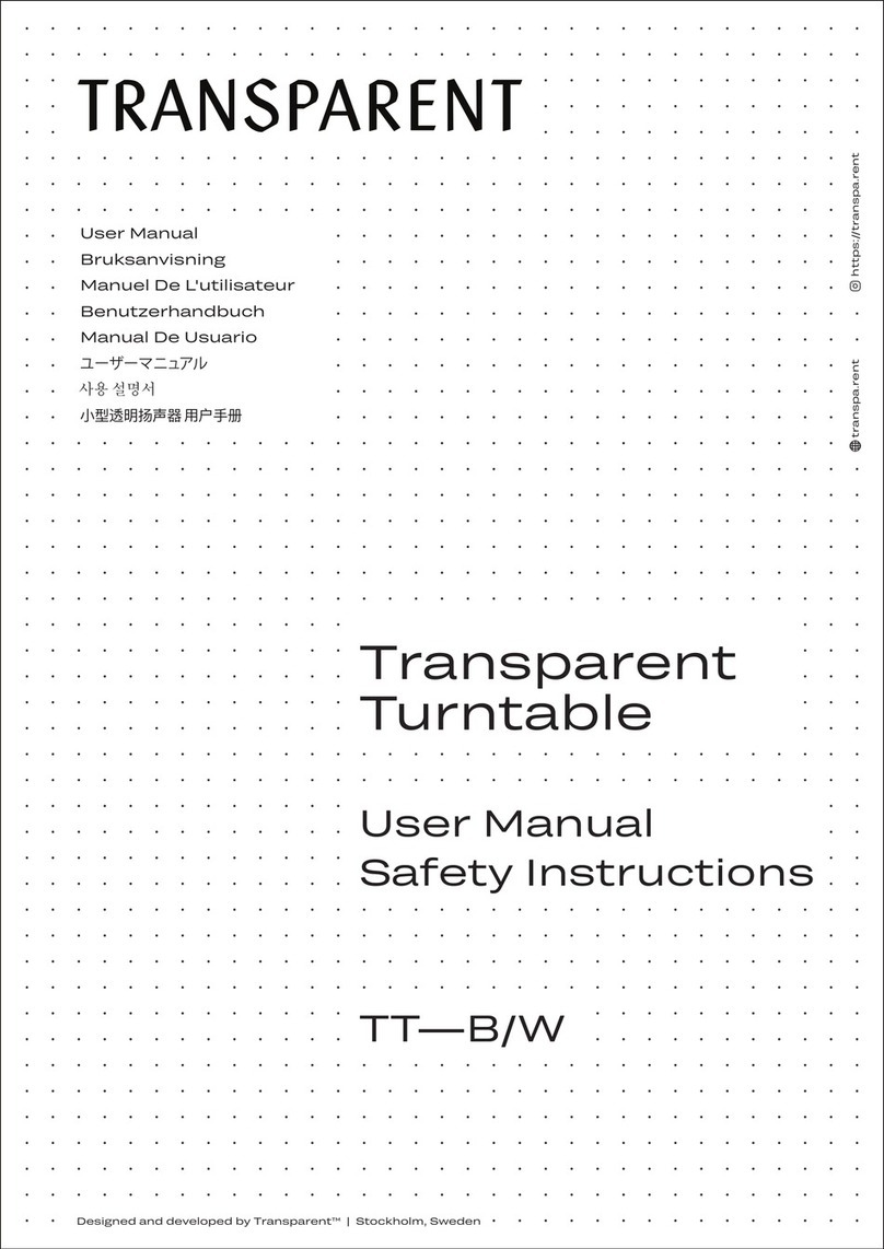 Transparent TT-B User manual