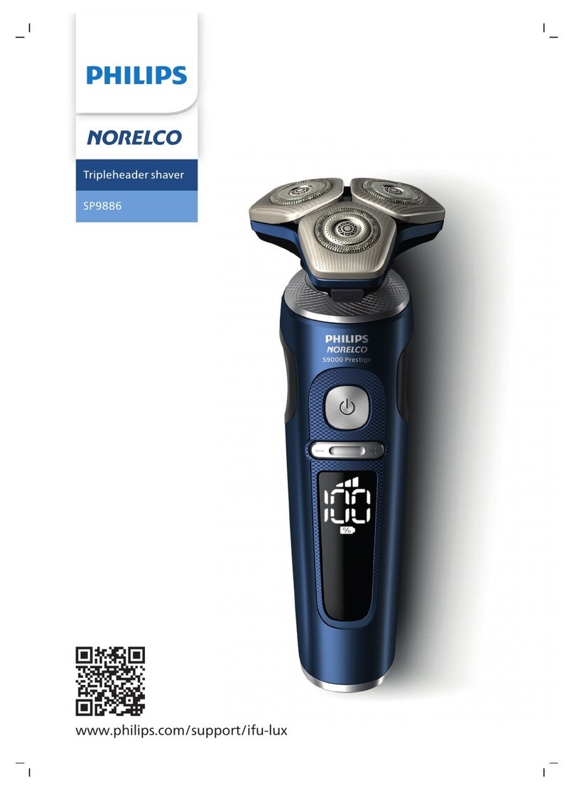 Philips NORELCO SP9886 User manual