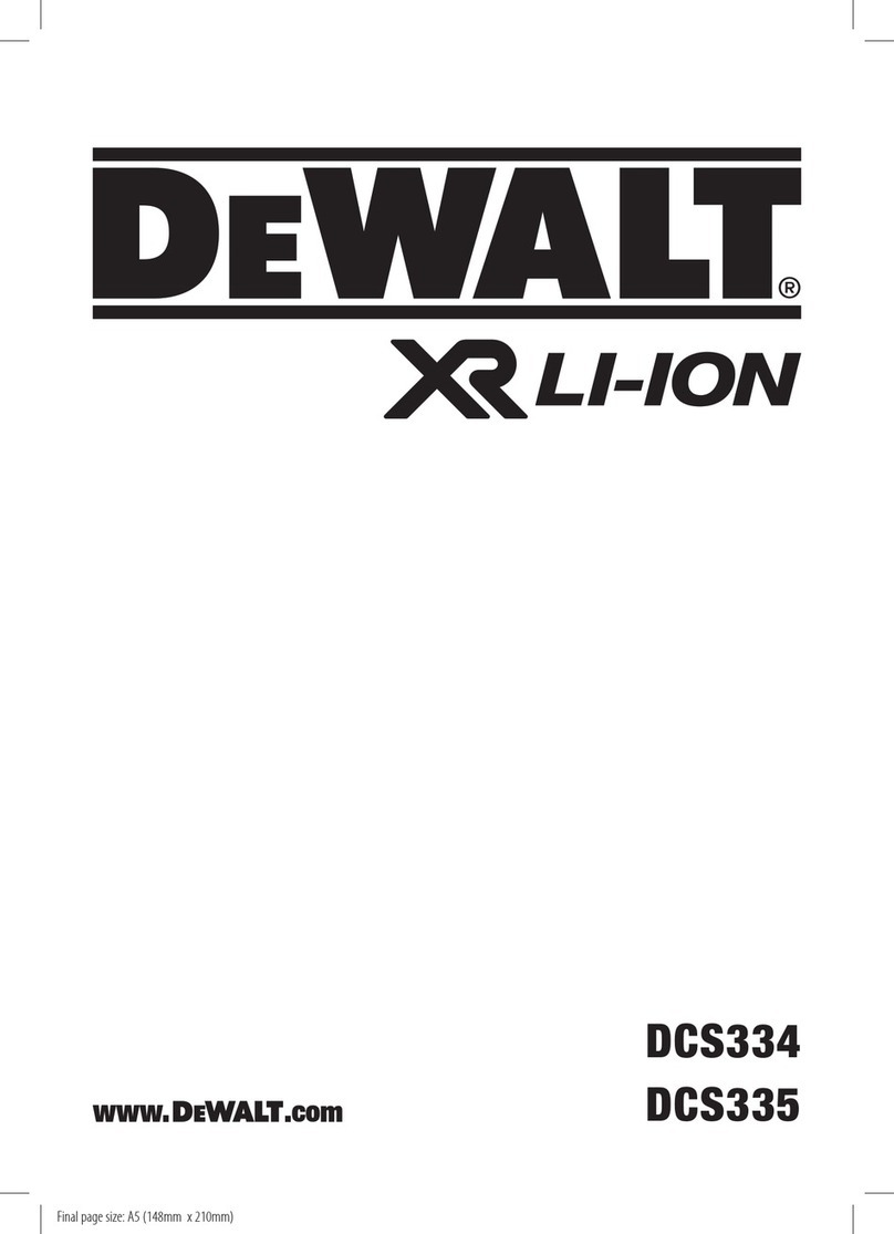 DeWalt DCS335N Original instructions