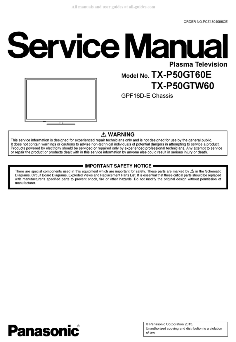 Panasonic TX-P50GT60E User manual