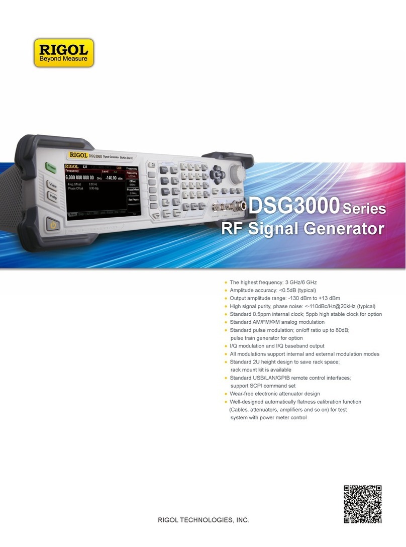 Rigol DSG3000 Series manual