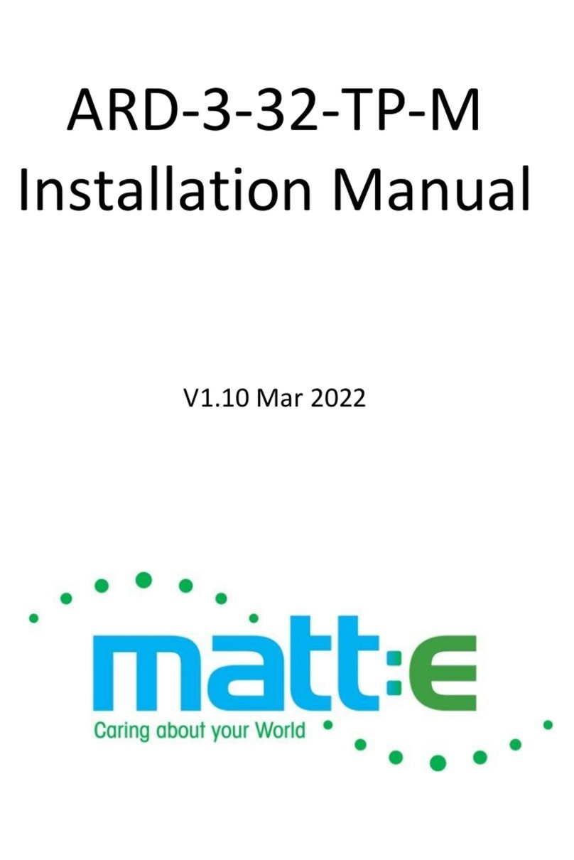 Matt:e ARD-3-32-TP-M User manual Matt:e ARD-3-32-TP-M User manual