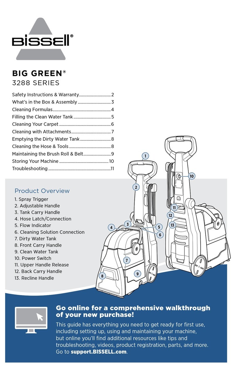 Bissell BIG GREEN 3288 Series manual