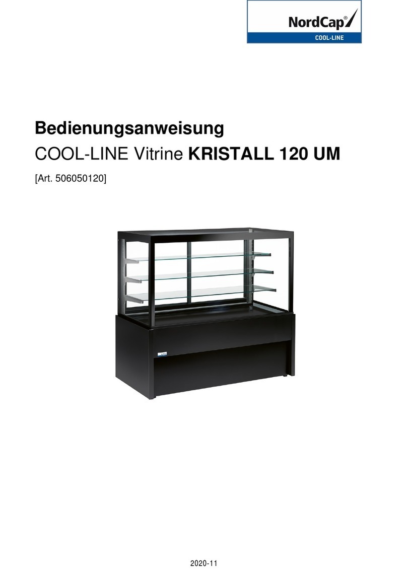 Nordcap COOL-LINE KRISTALL 120 UM User manual