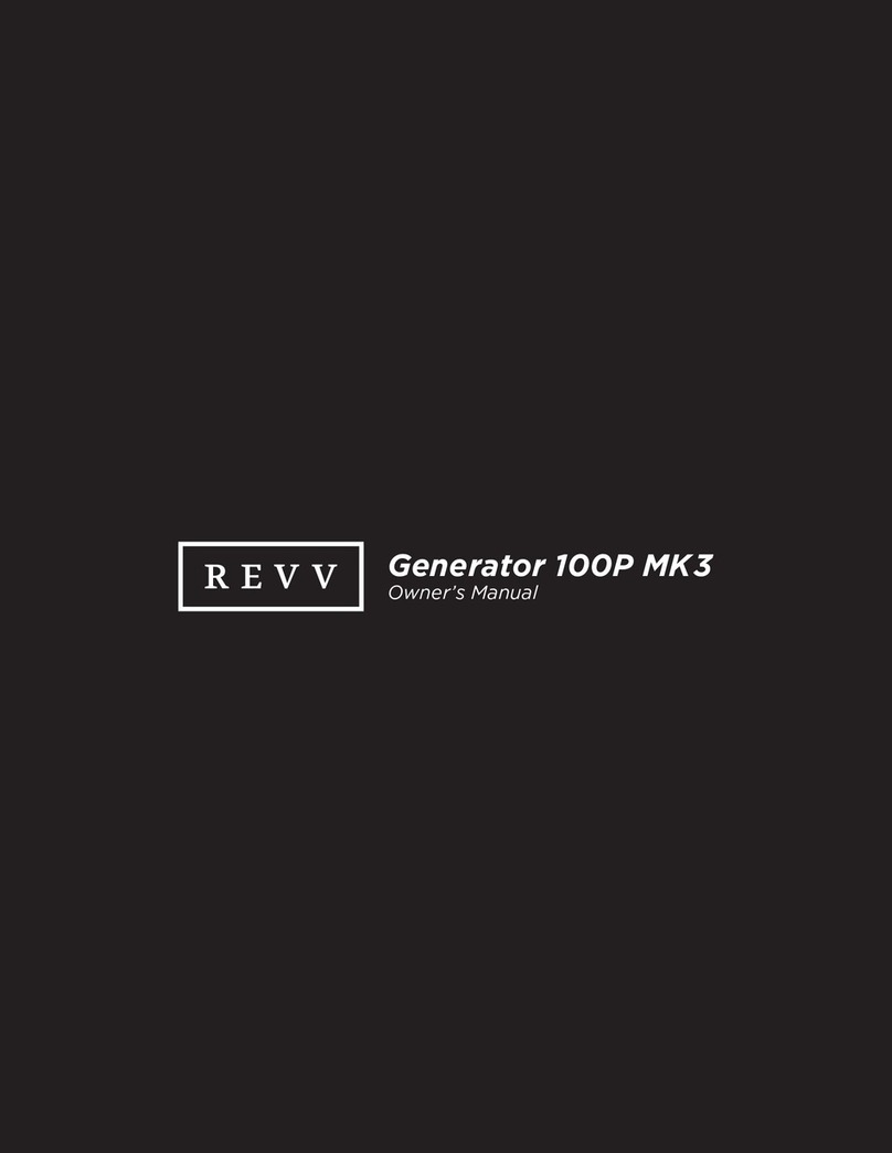 REVV Generator 100P MK3 User manual