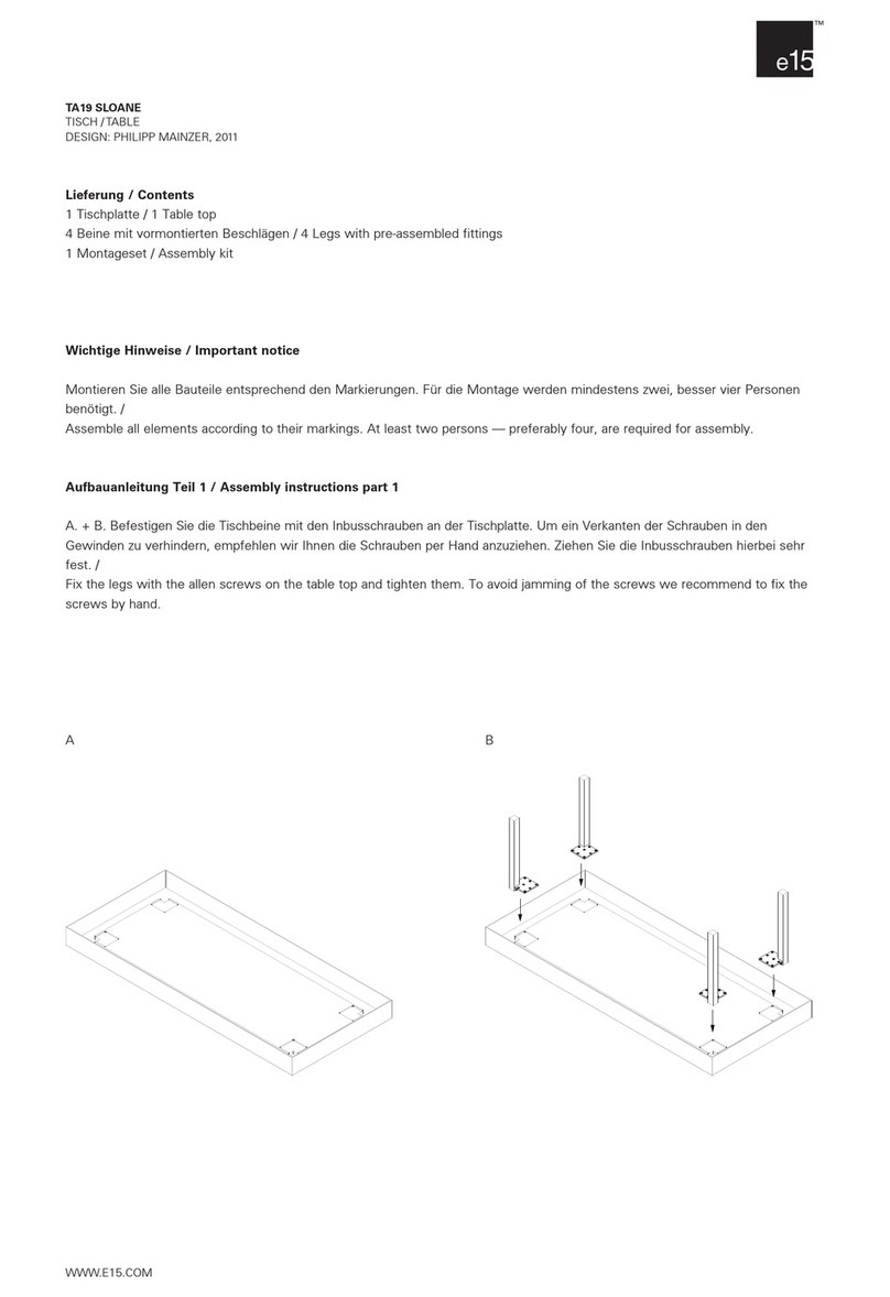E15 TA19 User manual