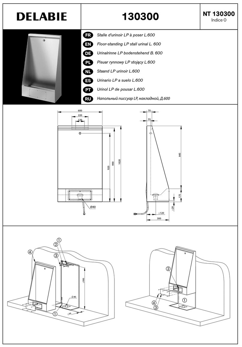 Delabie 130300 manual